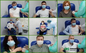 FOTO // După Maia Sandu, și deputații PAS s-au vaccinat astăzi cu prima doză de Astra Zeneca